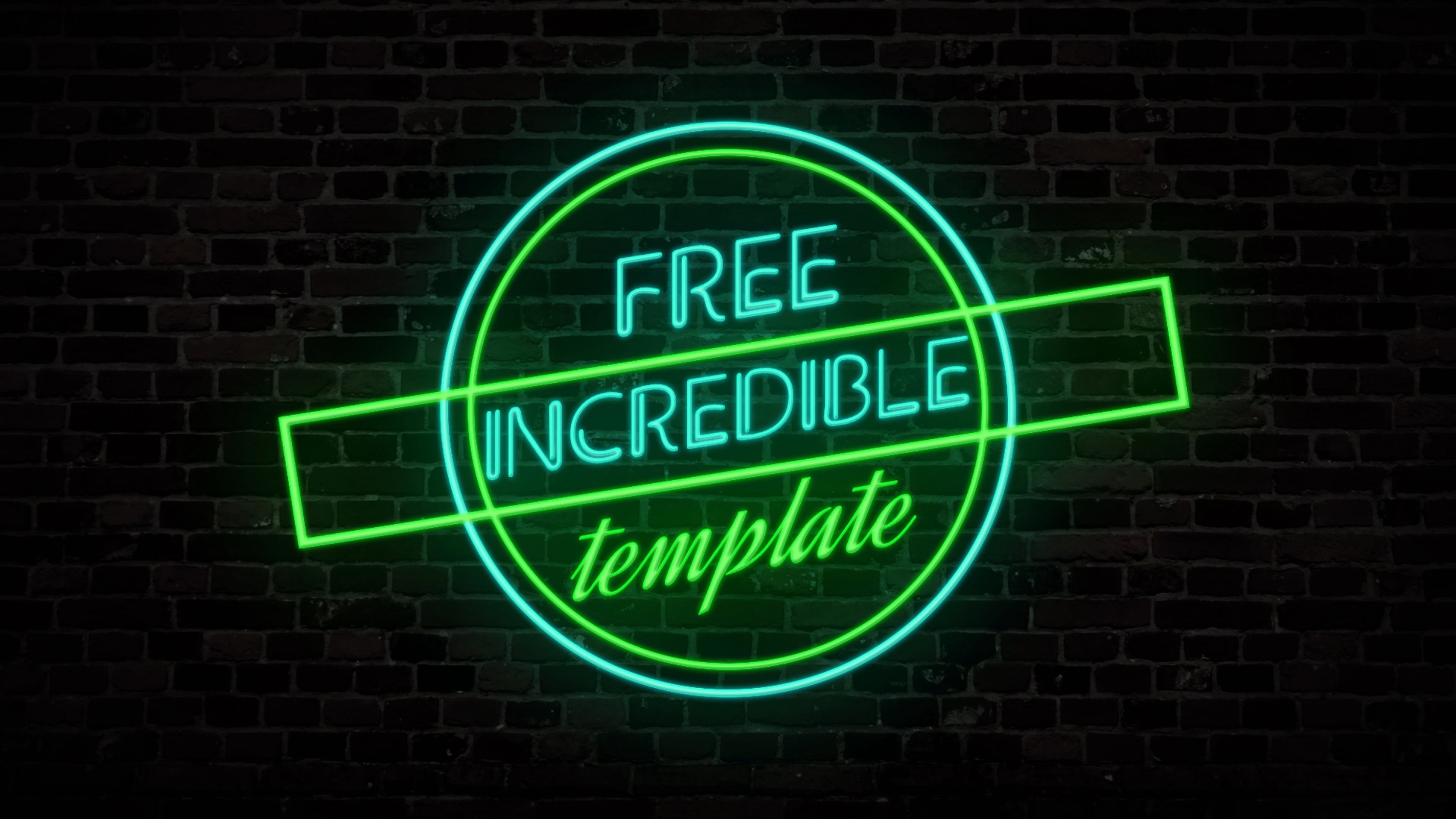 Neon Text Animation Intro Template #11 After Effects Free – RKMFX
